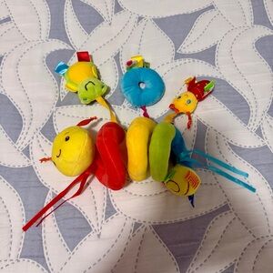 Colorful Plush Caterpillar Baby Toy - Multicolor